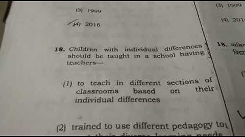 Ctet child development and pedagogy solved 2018 paper