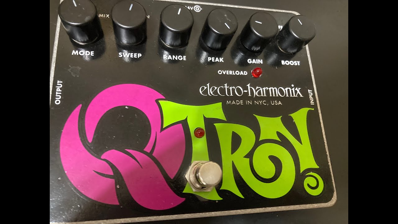 Electro Harmonix QTron Envelope Filter - YouTube