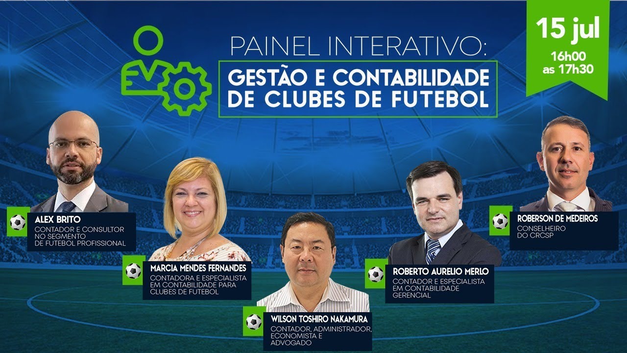 Painel interativo: Gestão e Contabilidade de Clubes de Futebol 