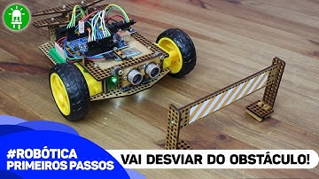 Programe Seu ROBÔ com ARDUINO para DESVIAR de OBSTÁCULOS!