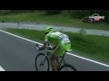 Pro Cyclist Vincenzo Nibali Descending Passo Fedaia, Giro d'Italia 2011