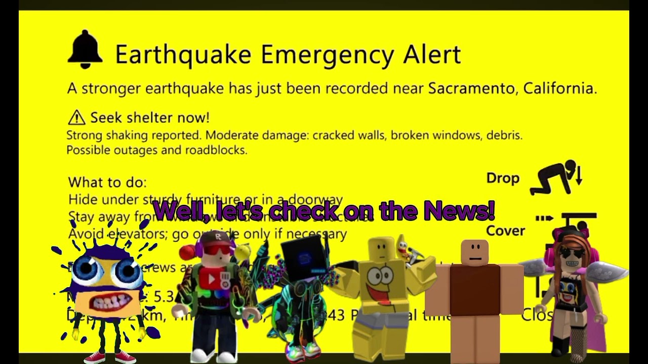 Windows Earthquake Kill Screen, But 4 Players, Carl The NPC, and Splaat Want To See That!
