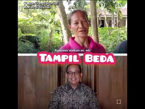 ANIES BASWEDAN TERBARU II UCAPAN SELAMAT ULANG TAHUN BAHASA JAWA II IBU-IBU BOYOLALI