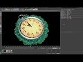 CINEMA 4D - как сделать новогодние часы