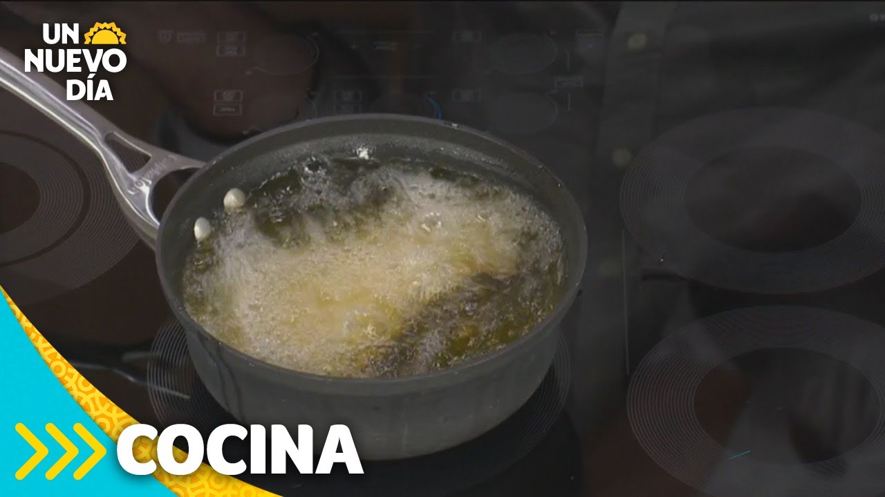 Cómo freír alimentos sin que absorban tanto aceite | Un Nuevo Día | Telemundo