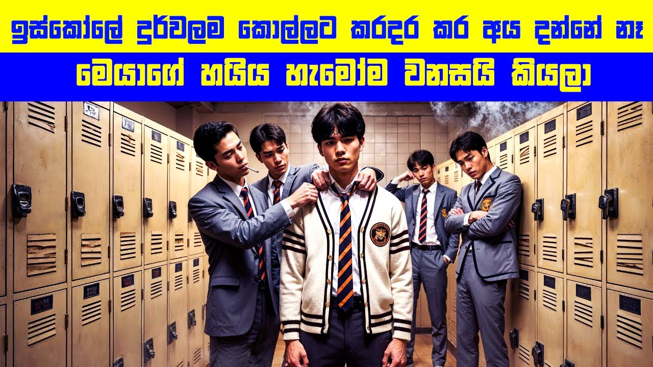 ඉස්කෝලේ දුර්වලම කොල්ලට කරදර කර අය දන්නේ නෑ ඔහුගේ ව්‍යසනකාරී බලය | Sinhala Film Review