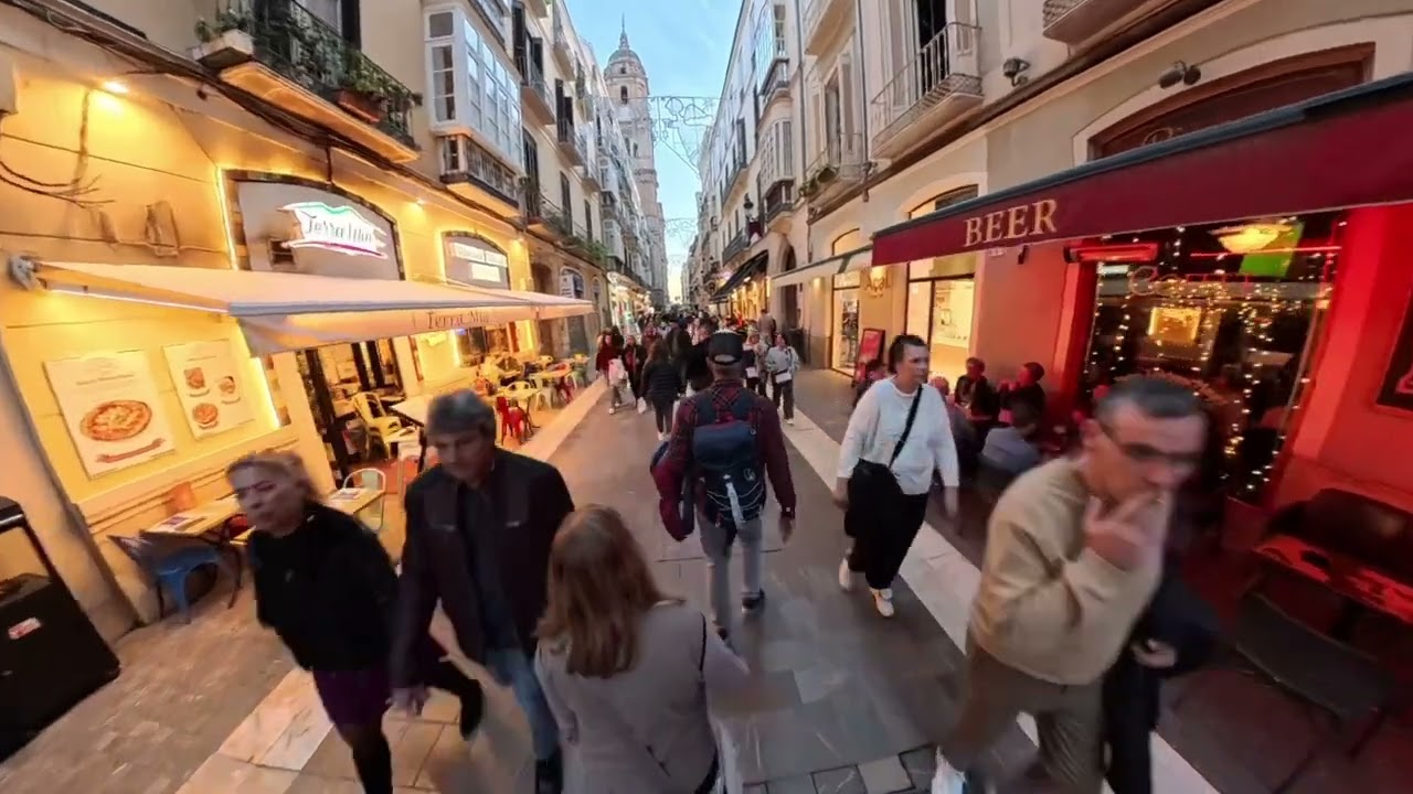 Walking Through Beautiful Málaga, Spain 🇪🇸 | Relaxing City Walk & Street Views 