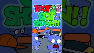 TPOT 25 GOT SHOWN!! #TPOT #BFDI #BFDIA #BFB #IDFB #shorts #animation