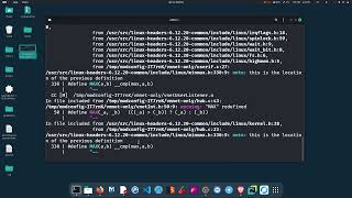 Vmware Module Running Error in Kali Linux After Update