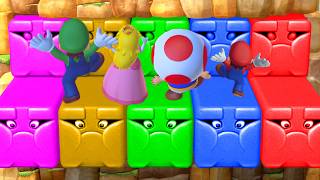 Mario vs Peach vs Toad vs Rosalina - Mario Party 10 All Minigames