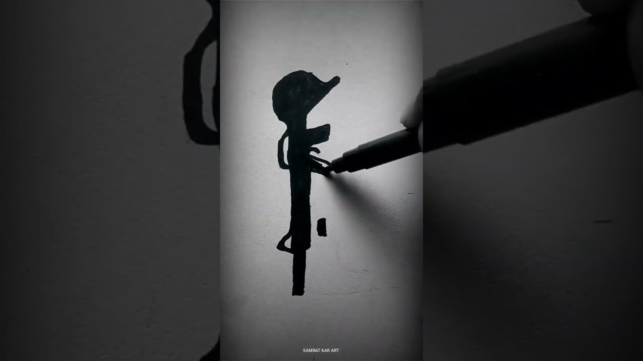 black day drawing🖤🇮🇳black day,black day drawing easy