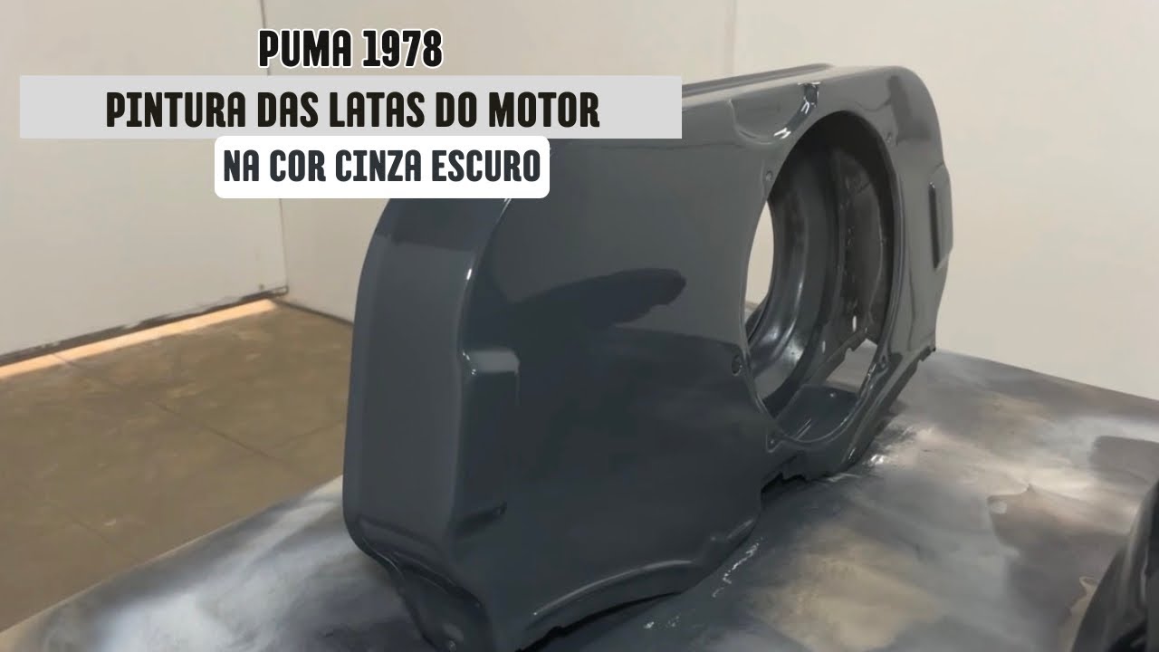 COFRE DO MOTOR RENOVADO: PINTURA DAS LATAS DA PUMA 1978 🔥