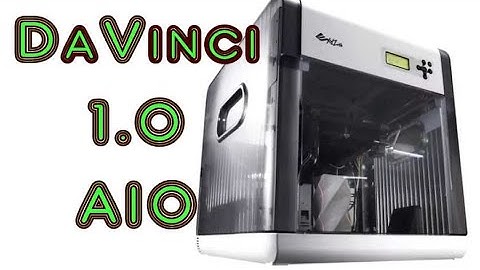 Davinci 1.0 AIO 3D Printer Overview - Working like a pro