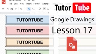 Google Drawings Tutorial - Lesson 17 - Working with Images