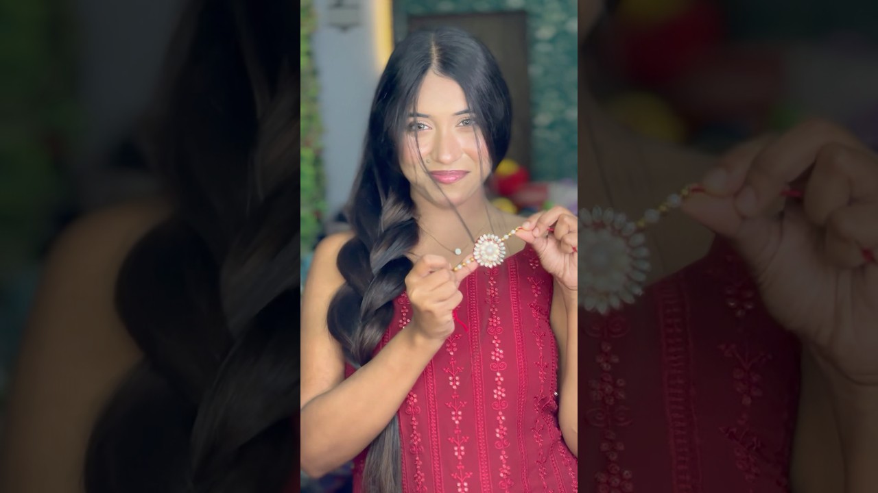 Rakhi hairstyle😱|rakshabandhan special