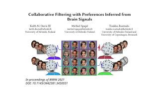 Collaborative Filtering with Preferences Inferred from Brain Signals (Teaser)