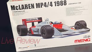 Meng 1:12 McLaren MP4/4 kit review - YouTube