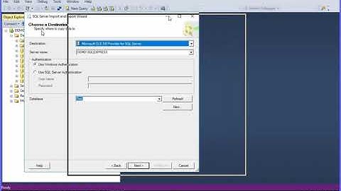 How import CSV or flat file into MS SQL server