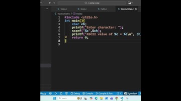 ASCII Value Finder in C — Quick Code + Output (60s)