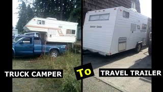 How to build DIY TRUCK CAMPER to TRAVEL TRAILER  FINAL WALKTHROUGH by Just Carry-On   Travel + DIY 205 views 9 months ago 10 minutes, 57 seconds