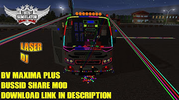 Bussid _ Bv Maxima plus bus mod for bus simulator Indonesia _bussid bus mod