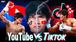 YOUTUBE VS. TIKTOK SHORT FILM | HINDI MORAL STORY | LIFE OF A YOUTUBER TIKTOKER || MOHAK MEET