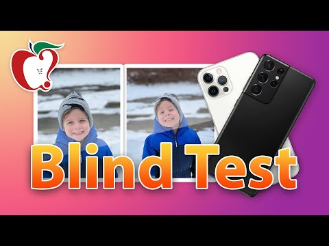 Blind Camera Test! - Which One Do YOU Like? (Galaxy S21 Ultra vs iPhone 12 Pro Max)