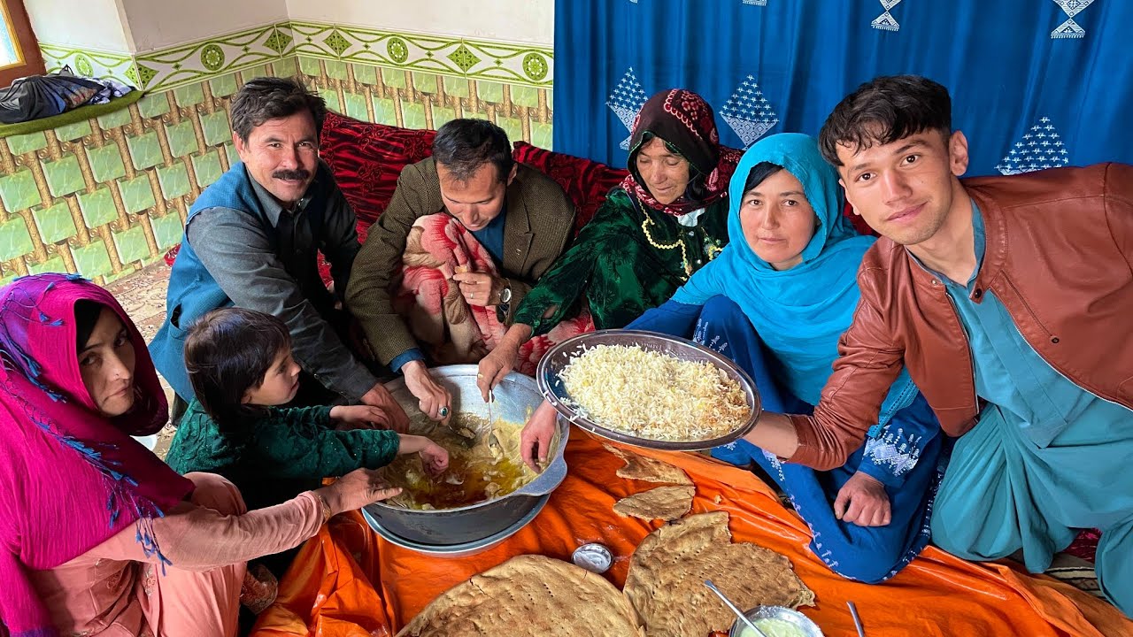 پختن اوگری آجی 🍝 با روغن زرد 💝 به شیوه هزارگی