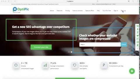 Image optimize on your website by OptiPic.io (archive 2017)