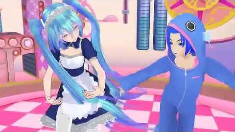 MMD Shake it off Kaito and Miku