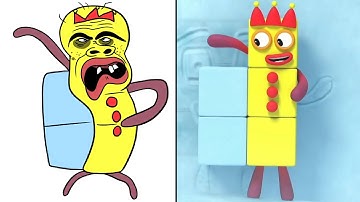 Numberblocks - Finish the Sequence? Drawing Memes | Funny Numberblocks