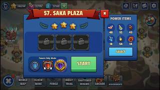 Realm Defense - World 3 | Level 57 (Saka Plaza) | Towers Only Mode | 3 Stars | No Spell Realm Defense - World 3 | Level 57 (Saka Plaza) | Towers Only Mode | 3 Stars | No Spell