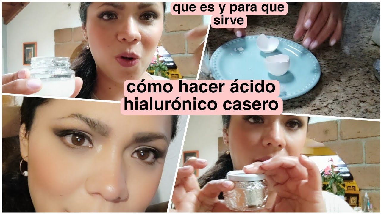 cómo hacer ácido hialurónico casero, que es ? y para que sirve - YouTube