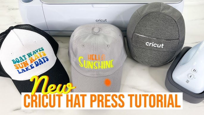 I used the Cricut Hat Press for the first time (review in comments) :  r/cricut