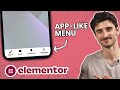 Create a Mobile App-Like Footer Menu with Elementor (incl. FREE Template)