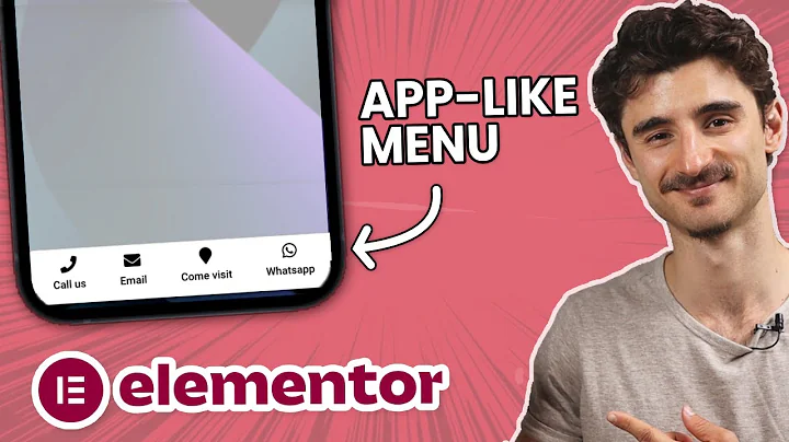 Crie um Menu de Rodapé de Aplicativo Móvel com Elementor (com Modelo Gratuito)