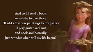 Mandy Moore - When Will My Life Begin - Lyrics (from "Tangled" soundtrack)