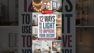 Ways to Use Light to Improve Décor | Stylish, Modern &amp; Ambient Interiors (2026) #shorts #design