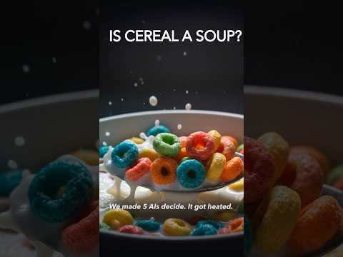 Is Cereal a Soup? The AIs Go to War