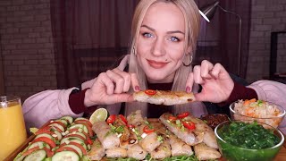 Mukbang | Вьетнамские Блинчики Нэм | Vietnamese Rolls Nam Не Asmr