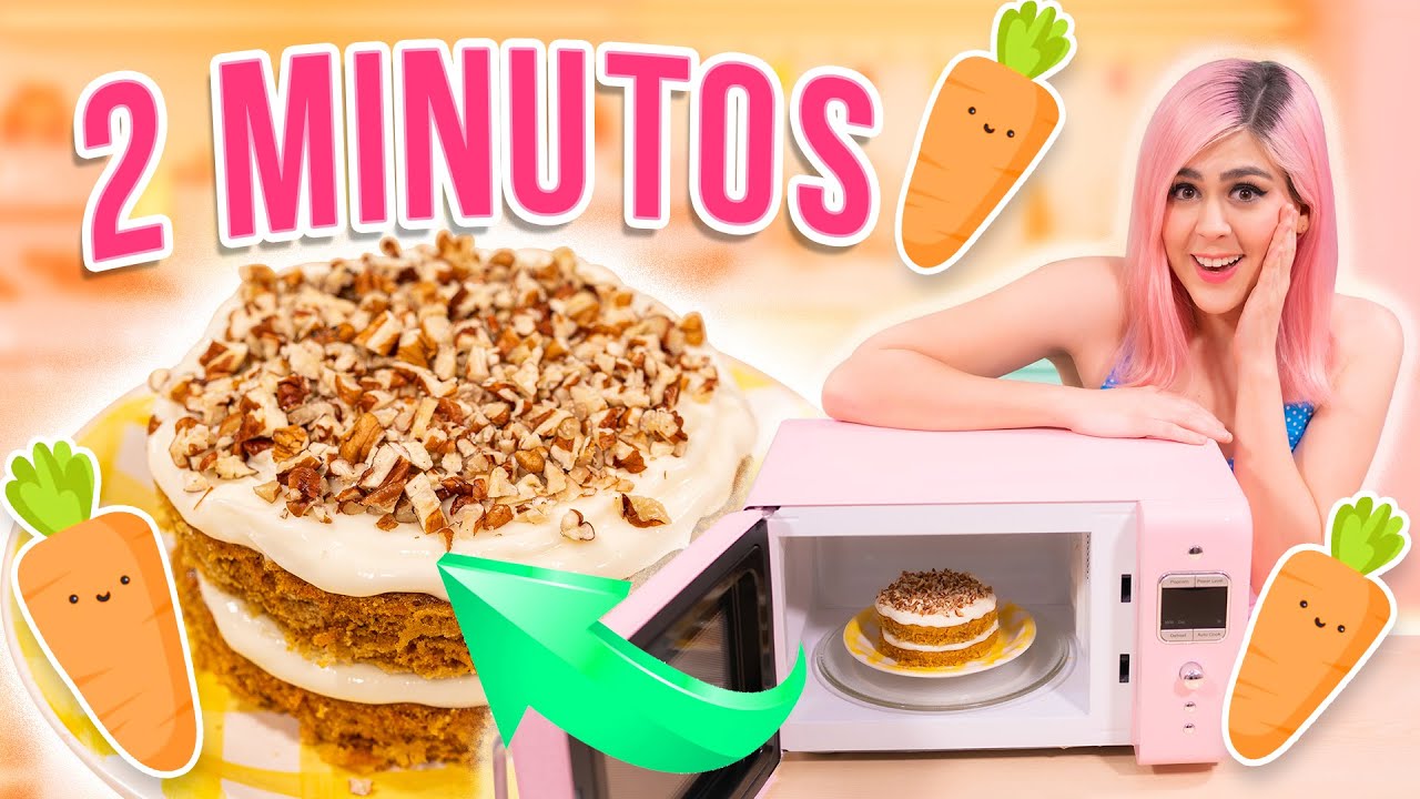 PASTEL DE ZANAHORIA EN 2 MINUTOS | MIS PASTELITOS | Mis Pastelitos