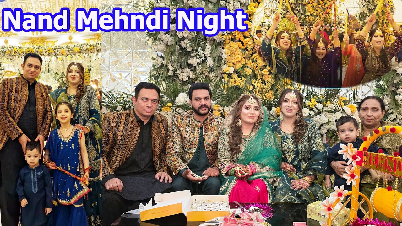 Nand Ki Mehndi Par Sab Ne Dandiya Dance Kr K Dhoom Macha Di🤗 | Amna Or Ali K Sth Special Dance Kia💃