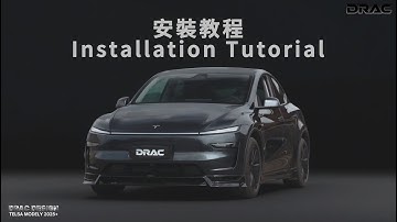 MODELY JUNIPER DRAC BODYKITS Installation Tutorial-DRAC Design
