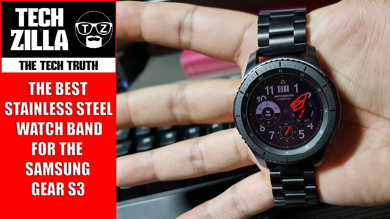 The Best Stainless Steel Watch Band For Samsung Gear S3 - YouTube