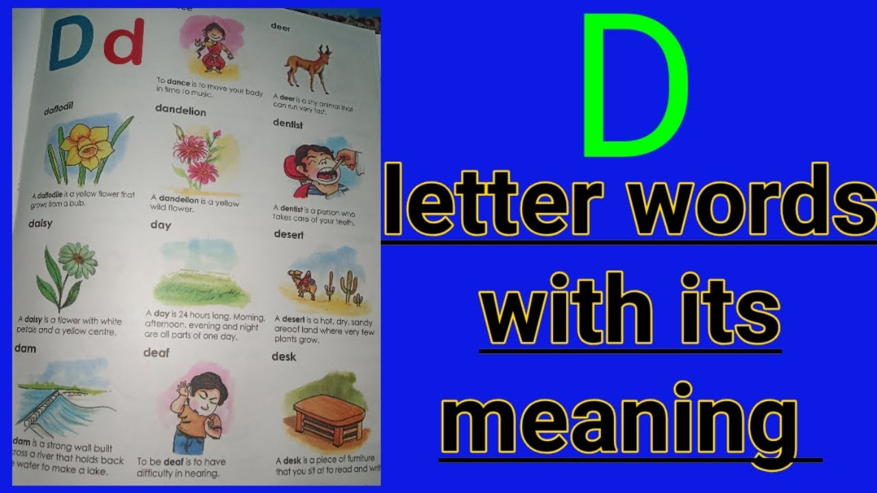 D letter words with meaning | Learn D letter words with definition ...