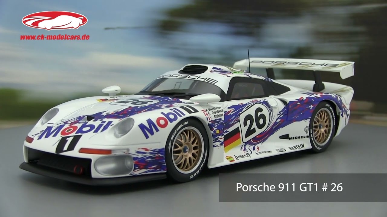 Porsche 911 GT1 #25 24h Le Mans 1996 Stuck, Boutsen, Wollek 1:18 WERK83