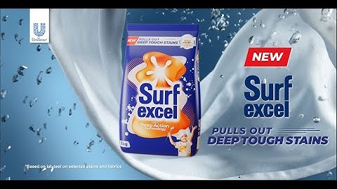 Presenting: The New Surf Excel! With Deep Action Technology!