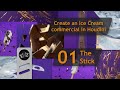 Create an Ice Cream commercial in Houdini - 01 The Stick