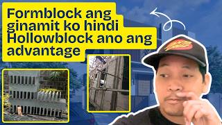 FORM BLOCKS ANG GINAMIT KO HINDI HOLLOW BLOCKS ANO ANG ADVANTAGE I JaceeTV screenshot 4