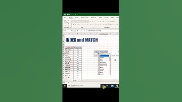 INDEX | MATCH | EXCEL #shorts #ytshorts #viral #ytshort 👇✨🔥😍